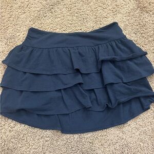 Hollister Blue Bubble Mini Skirt for Night Out